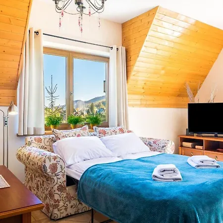Apartman Krzeptowki Charming With Mountain Views Parking & Balcony By Renters